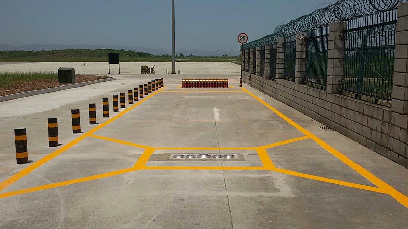 The vehicle underbody scanning system of Chongqing Wanzhou Airport